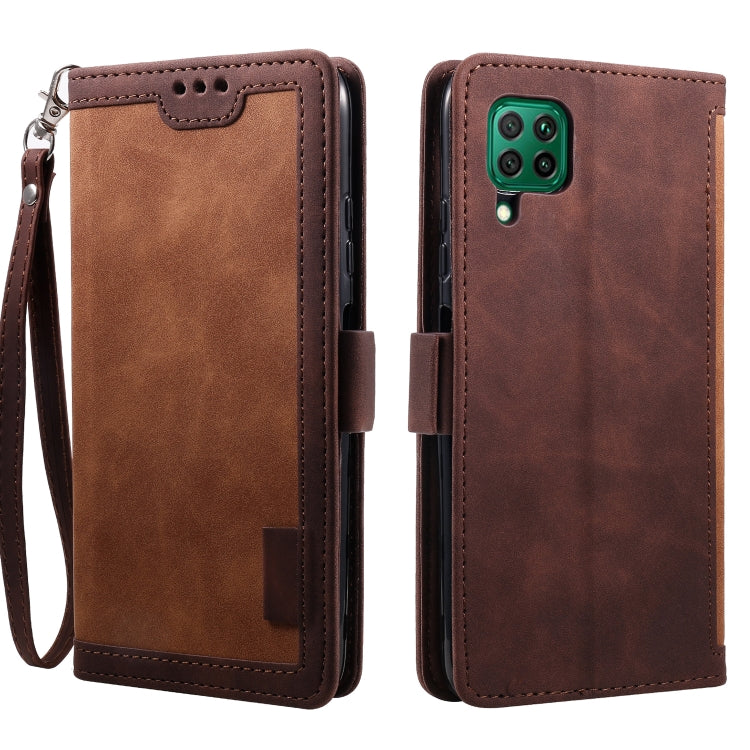 For Samsung Galaxy A12 5G Retro Splicing Horizontal Flip Leather Case with Card Slots & Holder & Wallet