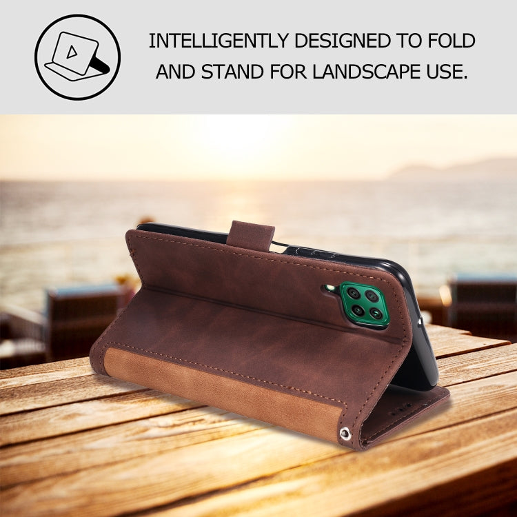 For Samsung Galaxy A12 5G Retro Splicing Horizontal Flip Leather Case with Card Slots & Holder & Wallet