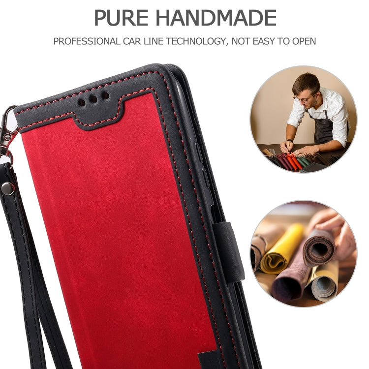 For Samsung Galaxy A12 5G Retro Splicing Horizontal Flip Leather Case with Card Slots & Holder & Wallet