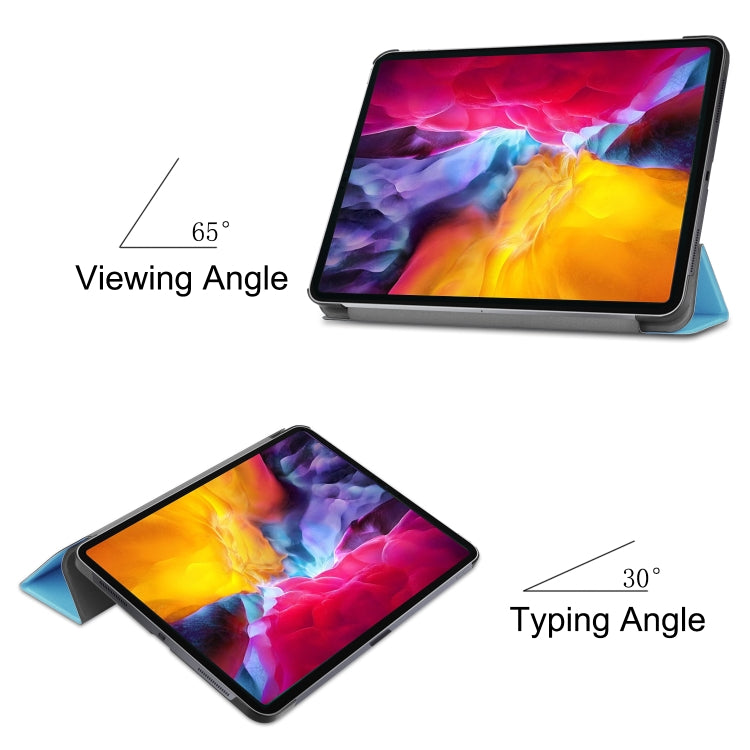 For iPad Pro 11 2022 / 2021 / 2018 Custer Texture  Leather Smart Tablet Case