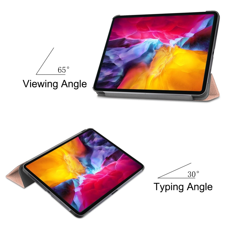 For iPad Pro 11 2022 / 2021 / 2018 Custer Texture  Leather Smart Tablet Case