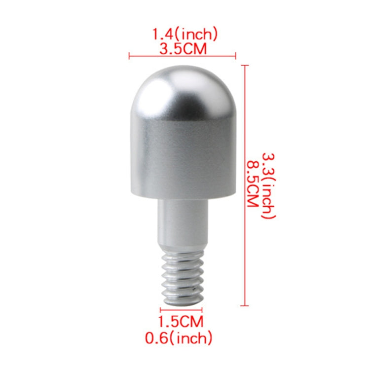 2 PCS Car Rear Anti-collision Tail Cone for Mercedes Benz Smart 2009-2014, Style:Round