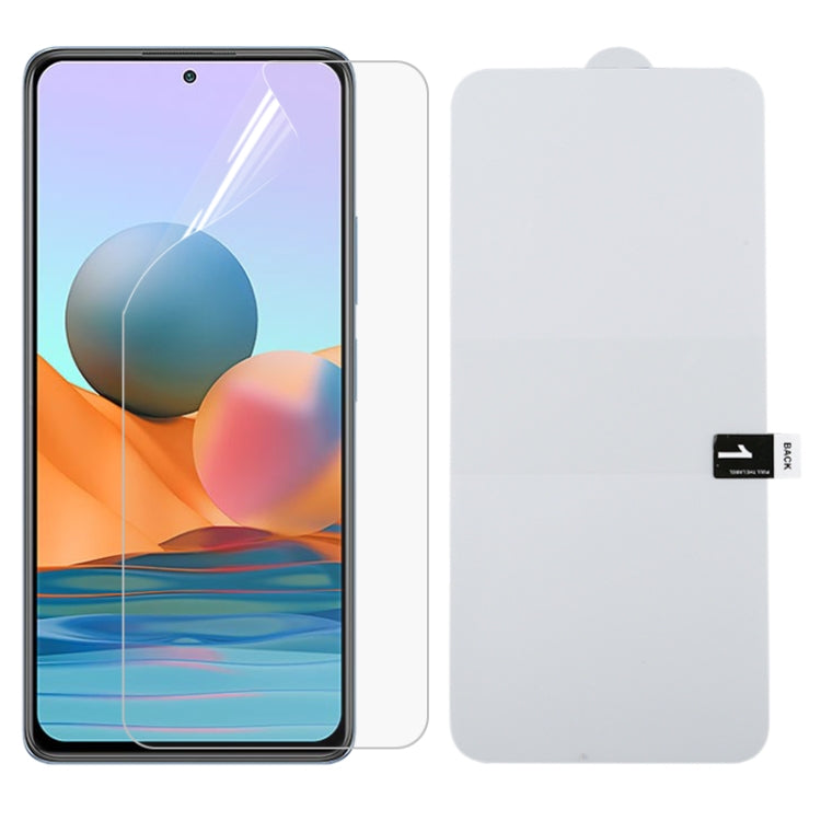 For Xiaomi Redmi Note 10 Pro Max Full Screen Protector Explosion-proof Hydrogel Film