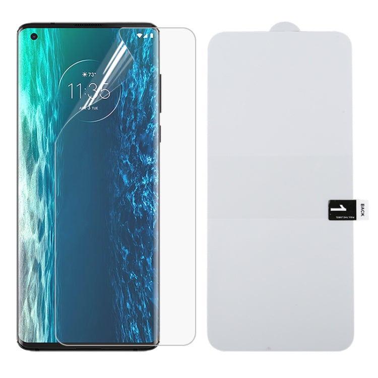 For Motorola Moto Edge 5G Full Screen Protector Explosion-proof Hydrogel Film