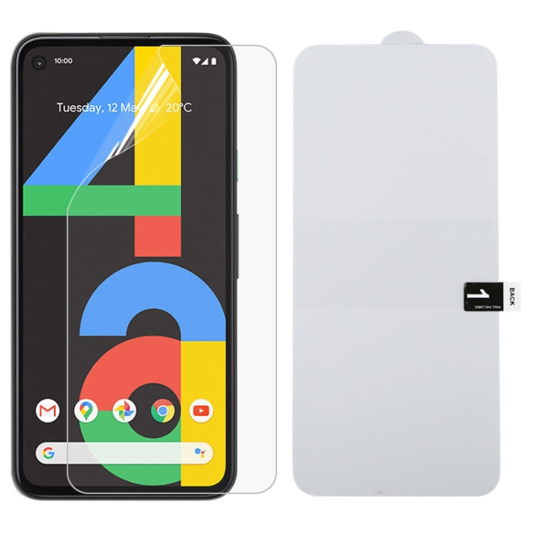For Google Pixel 5 XL / Pixel 4A 5G Full Screen Protector Explosion-proof Hydrogel Film