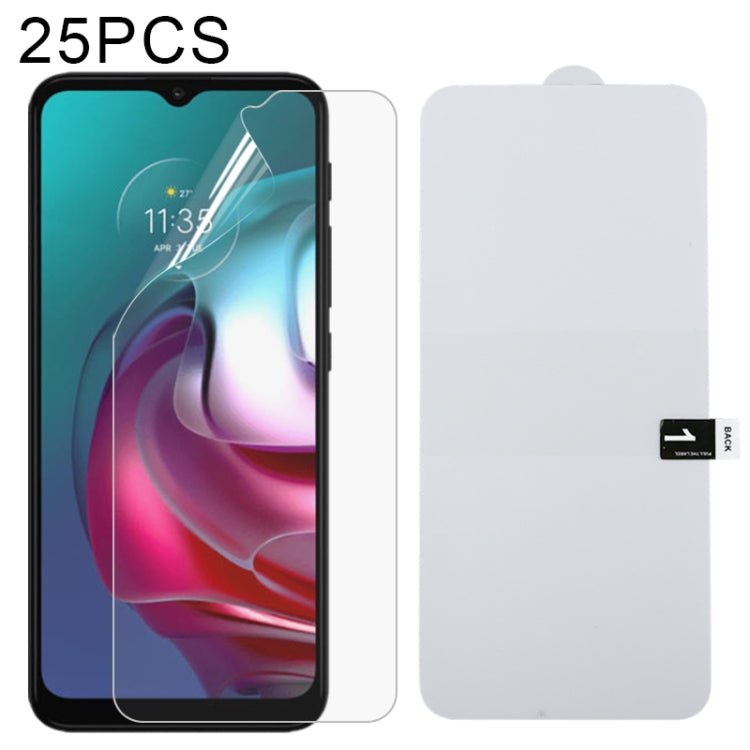 For Motorola Moto G30 25 PCS Full Screen Protector Explosion-proof Hydrogel Film