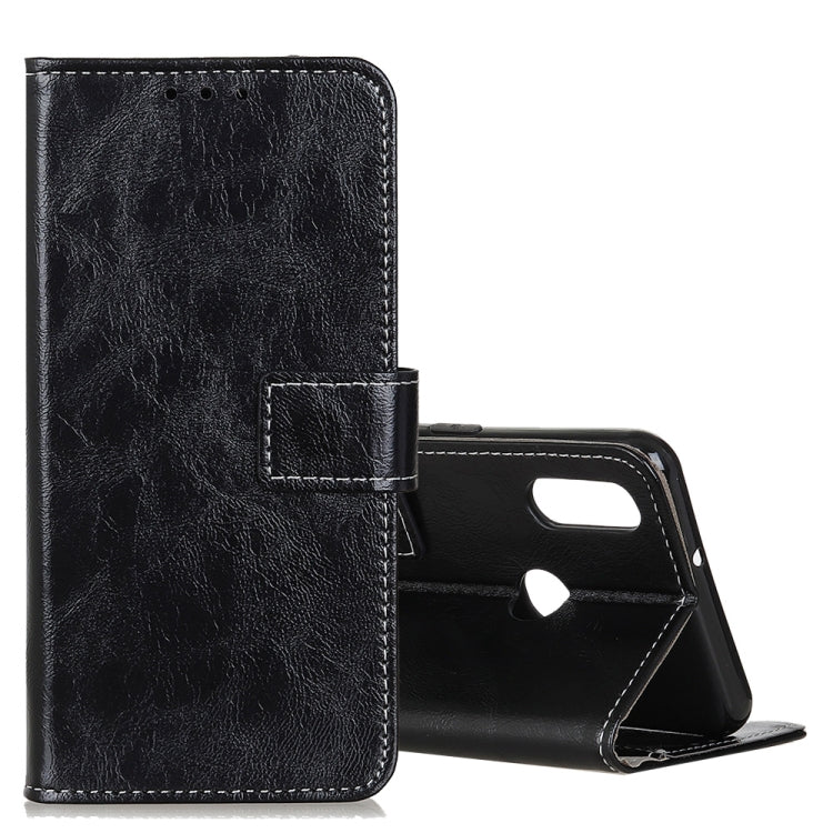 For Galaxy M10s Retro Crazy Horse Texture Horizontal Flip Leather Case with Holder & Card Slots & Photo Frame & Wallet