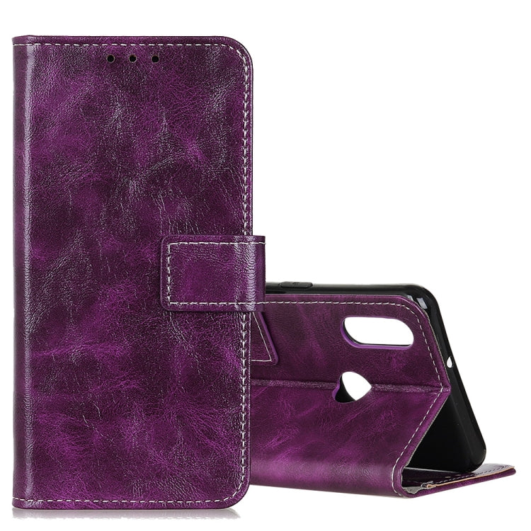 For Galaxy M10s Retro Crazy Horse Texture Horizontal Flip Leather Case with Holder & Card Slots & Photo Frame & Wallet
