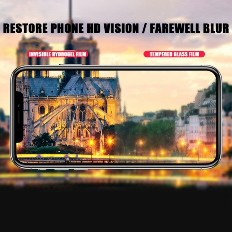 For iPhone 12 25pcs 0.1mm 2.5D Full Cover Anti-spy Screen Protector Explosion-proof Hydrogel Film