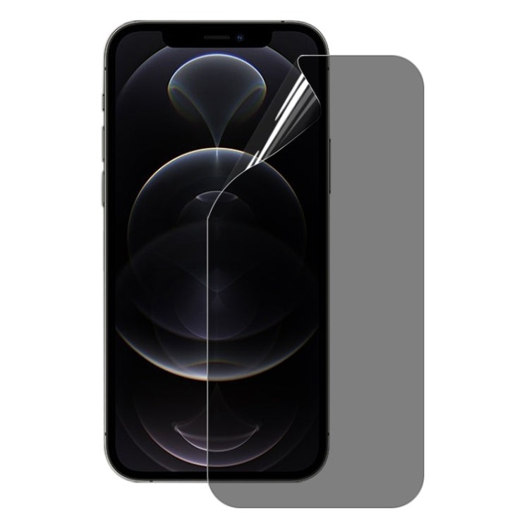 For iPhone 12 Pro 25pcs 0.1mm 2.5D Full Cover Anti-spy Screen Protector Explosion-proof Hydrogel Film