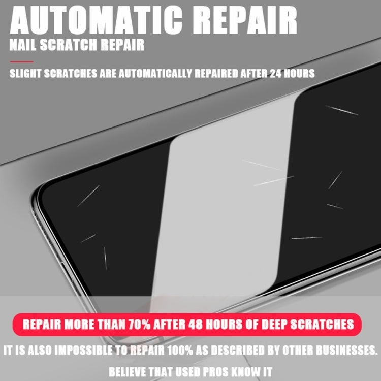 For iPhone 12 Pro Max 25pcs 0.1mm 2.5D Full Cover Anti-spy Screen Protector Explosion-proof Hydrogel Film