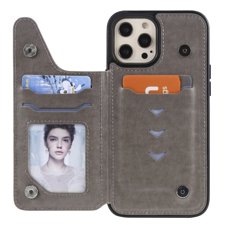 For iPhone 12 Pro Max Flower Embossing Pattern Shockproof Protective Case with Holder & Card Slots & Photo Frame