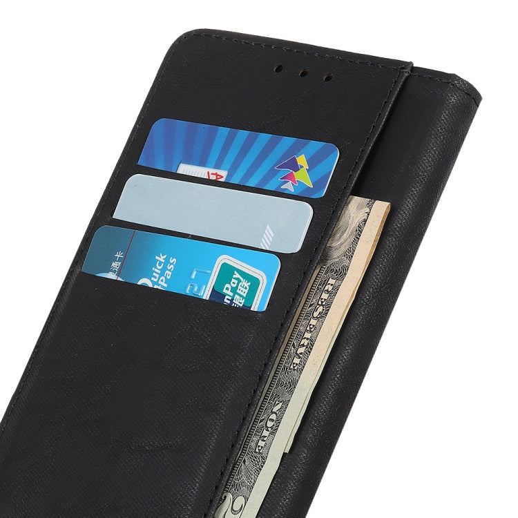 For OPPO A9 (2020) Copper Buckle Retro Crazy Horse Texture Horizontal Flip Leather Case with Holder & Card Slots & Wallet