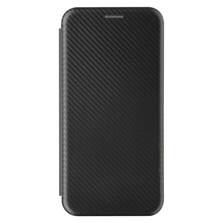 For OPPO A55 5G Carbon Fiber Texture Horizontal Flip TPU + PC + PU Leather Case with Card Slot