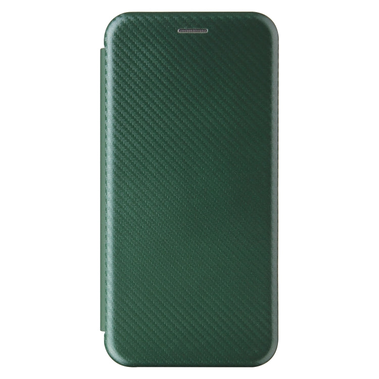 For OPPO A55 5G Carbon Fiber Texture Horizontal Flip TPU + PC + PU Leather Case with Card Slot