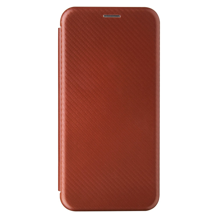 For OPPO A55 5G Carbon Fiber Texture Horizontal Flip TPU + PC + PU Leather Case with Card Slot