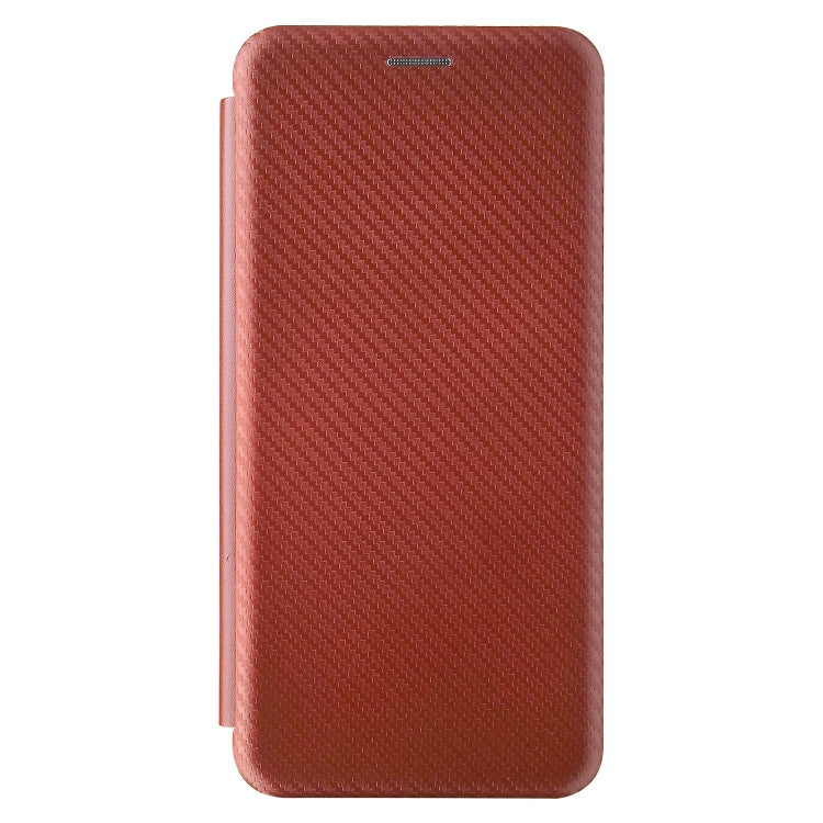 For Motorola Moto E7 Power Carbon Fiber Texture Horizontal Flip TPU + PC + PU Leather Case with Card Slot