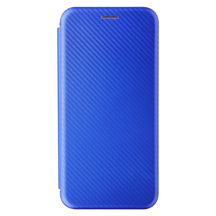 For Samsung Galaxy A02 / M02 Carbon Fiber Texture Horizontal Flip TPU + PC + PU Leather Case with Card Slot