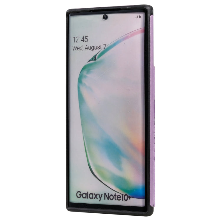 For Samsung Galaxy Note 10 Pro Flower Embossing Pattern Shockproof Protective Case with Holder & Card Slots & Photo Frame