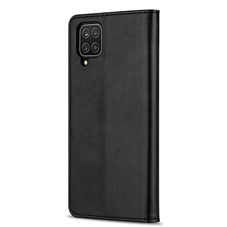 For Samsung Galaxy A12 5G GUSSIM Business Style Horizontal Flip Leather Case with Holder & Card Slots & Wallet