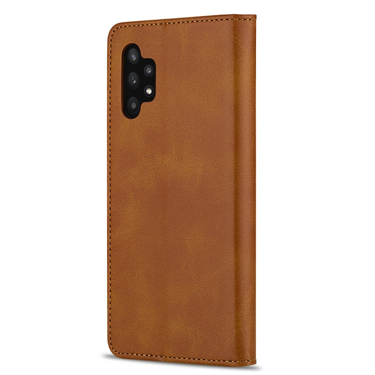 For Samsung Galaxy A32 5G GUSSIM Business Style Horizontal Flip Leather Case with Holder & Card Slots & Wallet