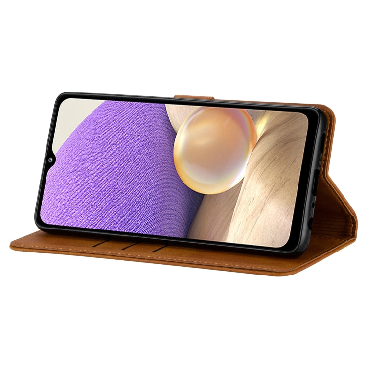 For Samsung Galaxy A32 5G GUSSIM Business Style Horizontal Flip Leather Case with Holder & Card Slots & Wallet