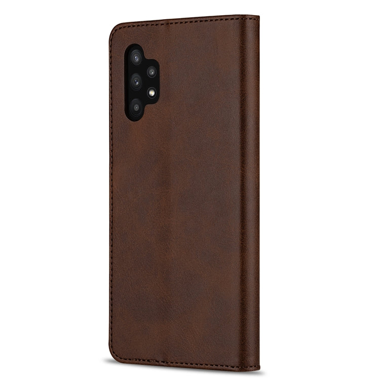 For Samsung Galaxy A32 5G GUSSIM Business Style Horizontal Flip Leather Case with Holder & Card Slots & Wallet