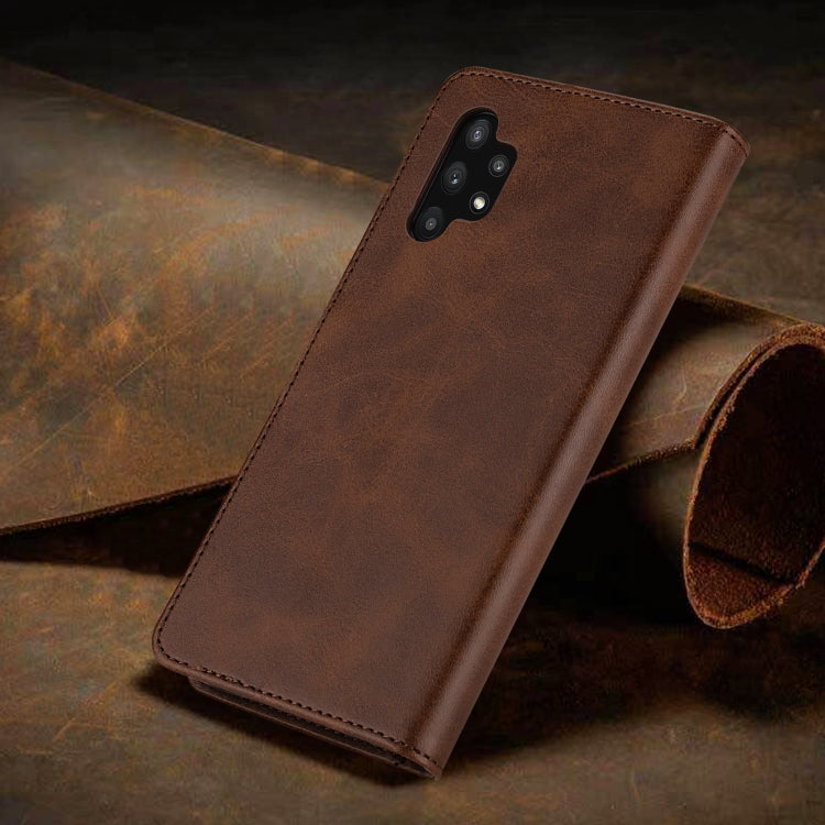 For Samsung Galaxy A32 5G GUSSIM Business Style Horizontal Flip Leather Case with Holder & Card Slots & Wallet