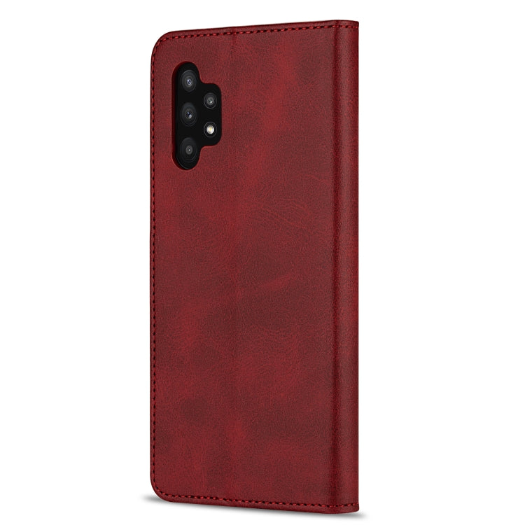 For Samsung Galaxy A32 5G GUSSIM Business Style Horizontal Flip Leather Case with Holder & Card Slots & Wallet