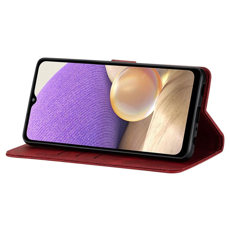 For Samsung Galaxy A32 5G GUSSIM Business Style Horizontal Flip Leather Case with Holder & Card Slots & Wallet
