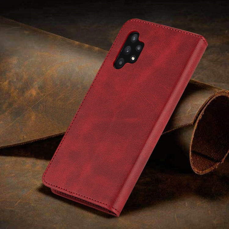 For Samsung Galaxy A32 5G GUSSIM Business Style Horizontal Flip Leather Case with Holder & Card Slots & Wallet