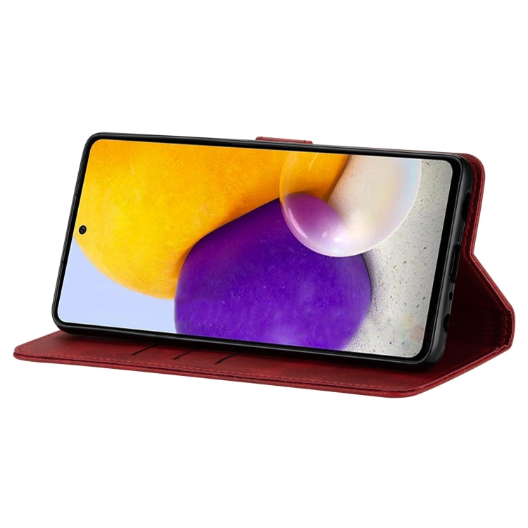 For Samsung Galaxy A72 5G/4G GUSSIM Business Style Horizontal Flip Leather Case with Holder & Card Slots & Wallet