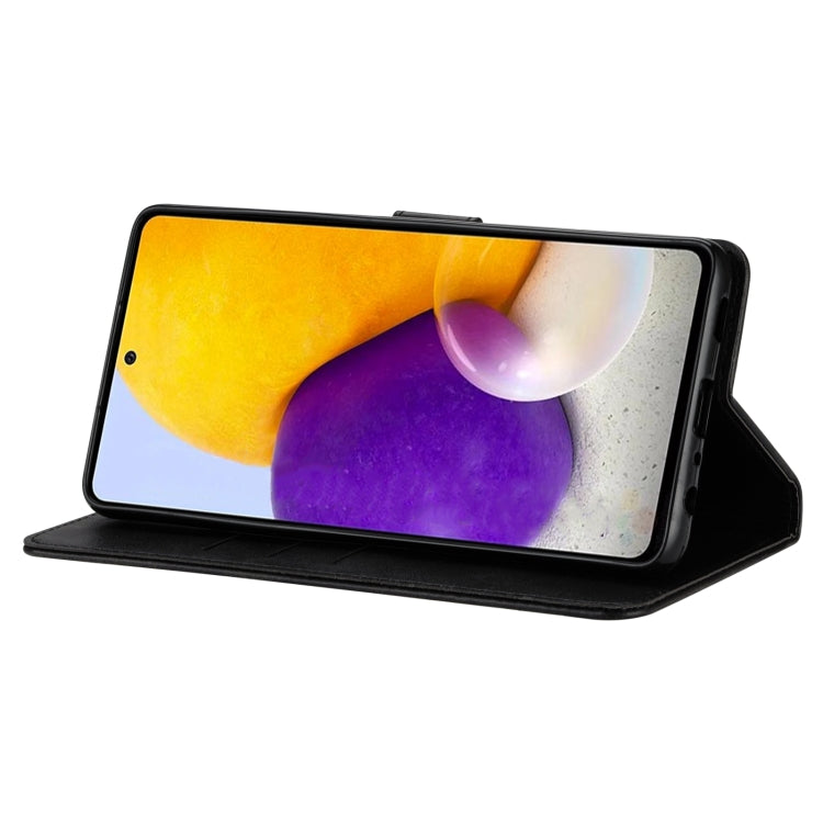 For Samsung Galaxy A72 5G/4G GUSSIM Business Style Horizontal Flip Leather Case with Holder & Card Slots & Wallet