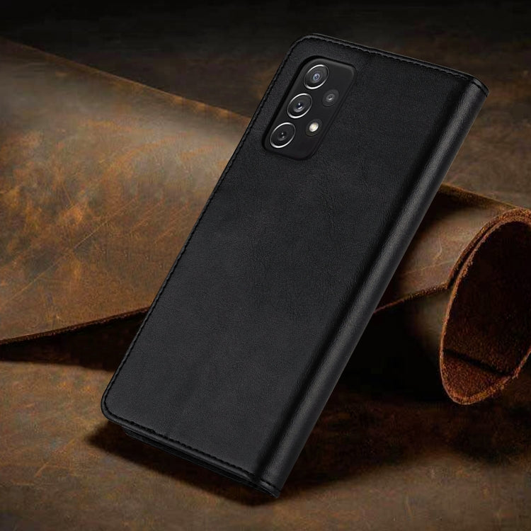 For Samsung Galaxy A72 5G/4G GUSSIM Business Style Horizontal Flip Leather Case with Holder & Card Slots & Wallet