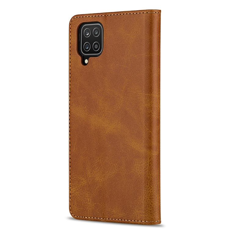 For Samsung Galaxy A42 5G GUSSIM Business Style Horizontal Flip Leather Case with Holder & Card Slots & Wallet