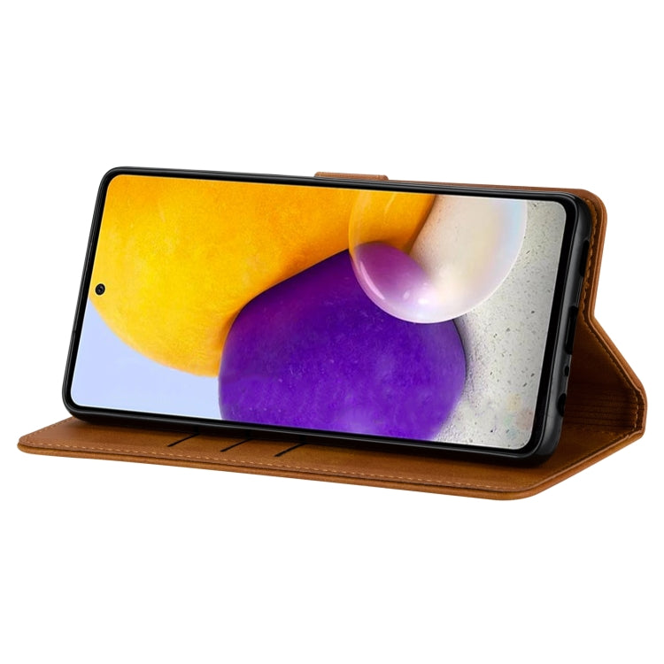 For Samsung Galaxy A52 5G/4G GUSSIM Business Style Horizontal Flip Leather Case with Holder & Card Slots & Wallet
