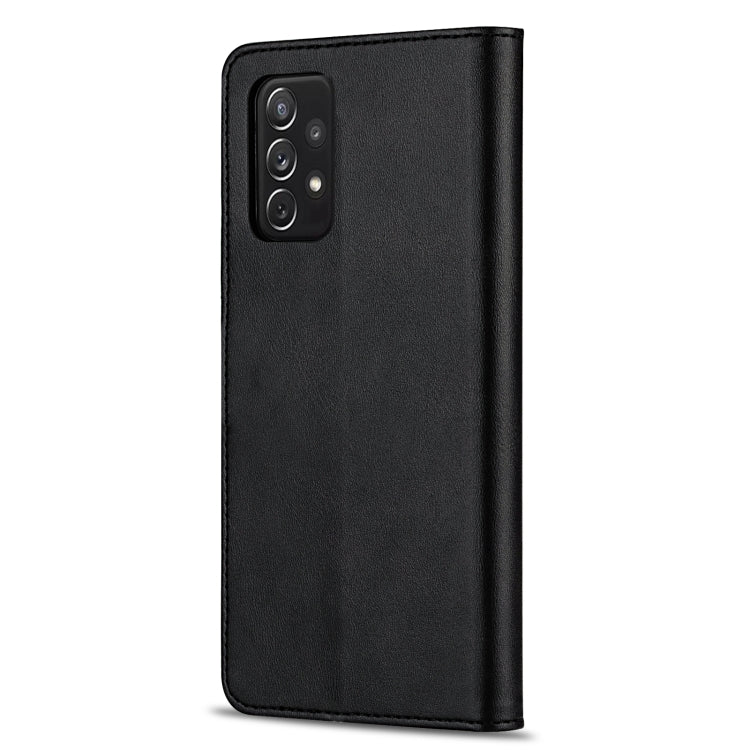 For Samsung Galaxy A52 5G/4G GUSSIM Business Style Horizontal Flip Leather Case with Holder & Card Slots & Wallet