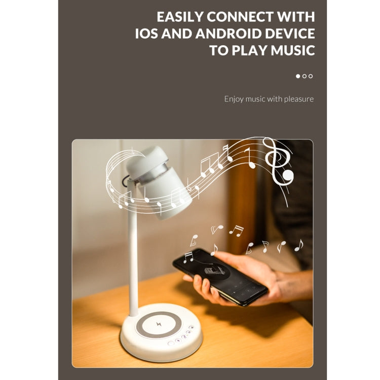 3 In 1 Multi-function Reading Lamp with Bluetooth Speaker & Wireless Charger