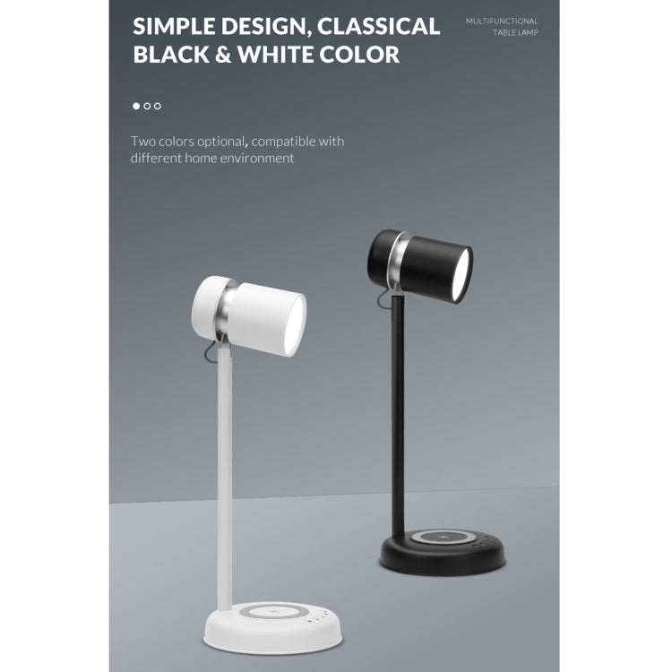 3 In 1 Multi-function Reading Lamp with Bluetooth Speaker & Wireless Charger