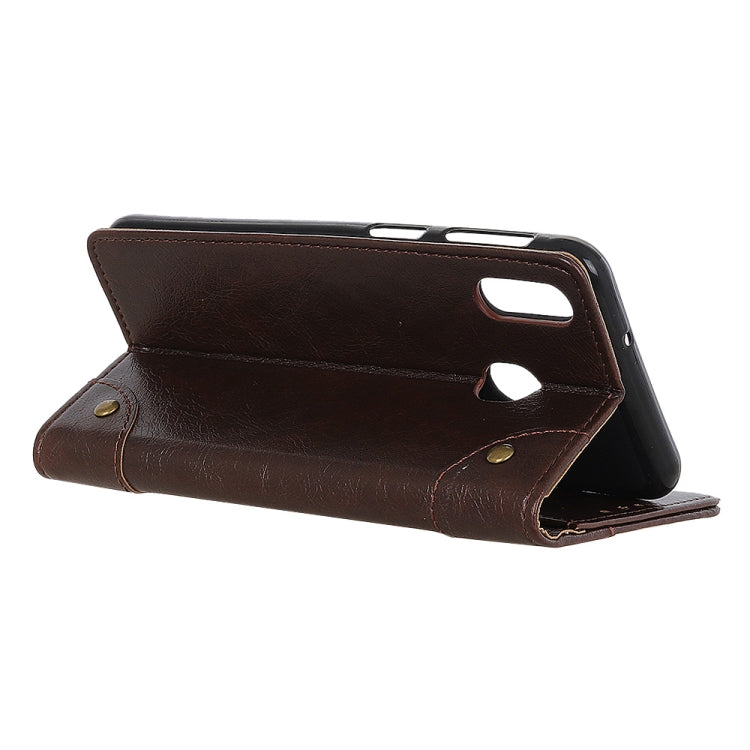 For Galaxy M10s Copper Buckle Nappa Texture Horizontal Flip Leather Case with Holder & Card Slots & Wallet