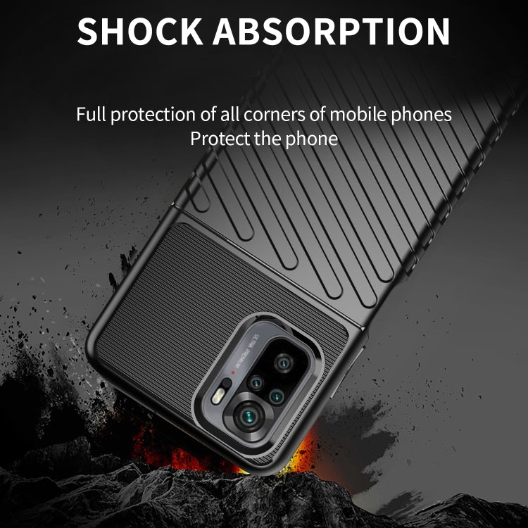 For Xiaomi Redmi Note 10 Thunderbolt Shockproof TPU Protective Soft Case