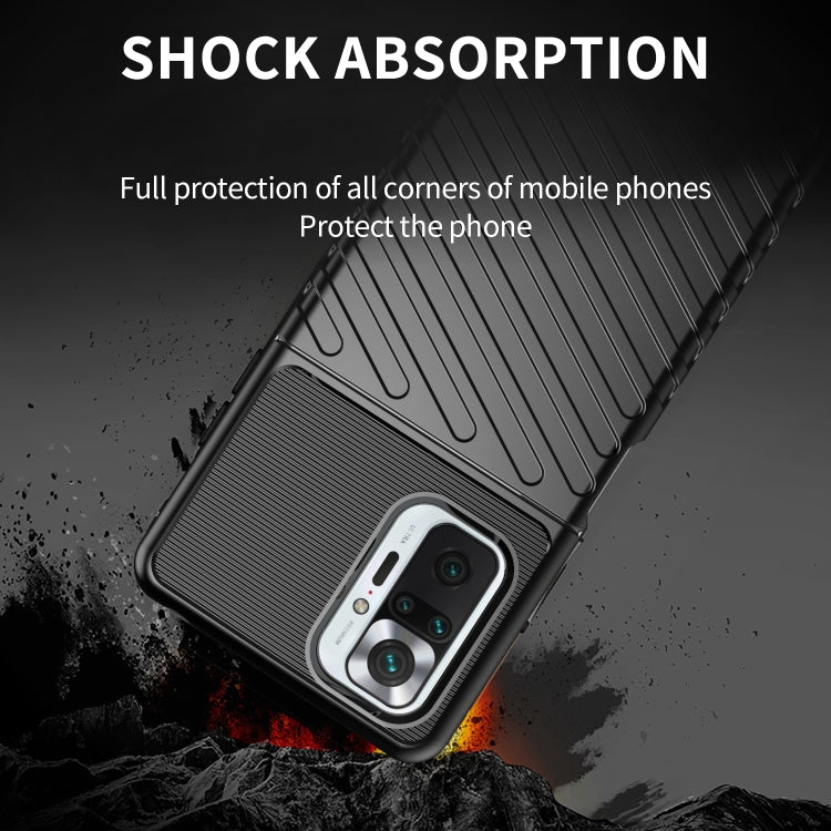 For Xiaomi Redmi Note 10 Pro Thunderbolt Shockproof TPU Protective Soft Case