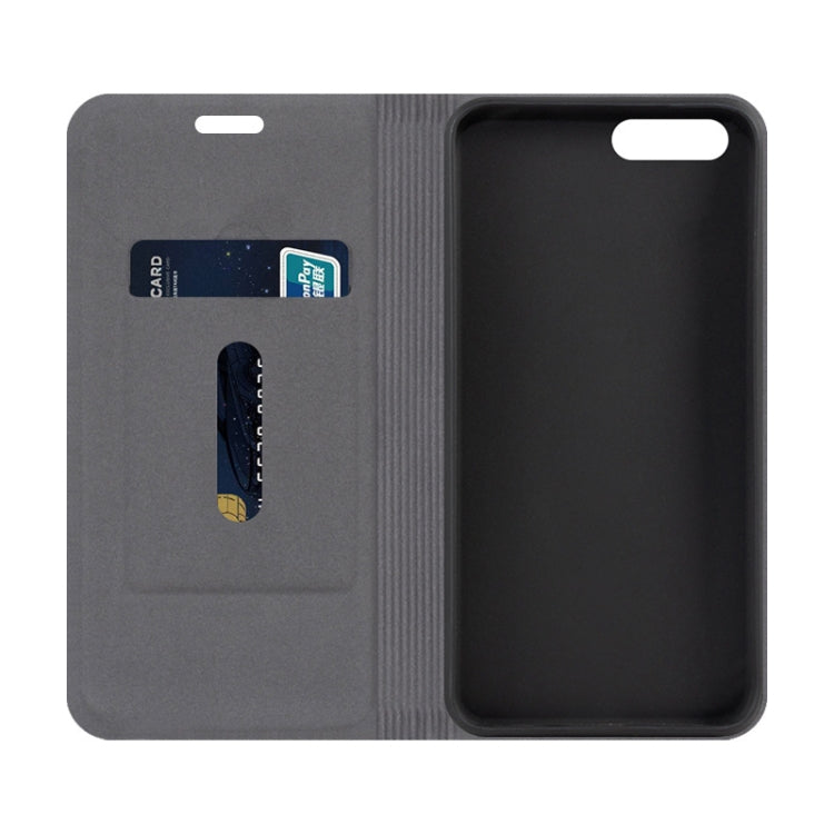 For Asus Zenfone 4 ZE554KL Canvas Three-color Stitching Business Horizontal Flip Leather Case with Holder & Card Slot