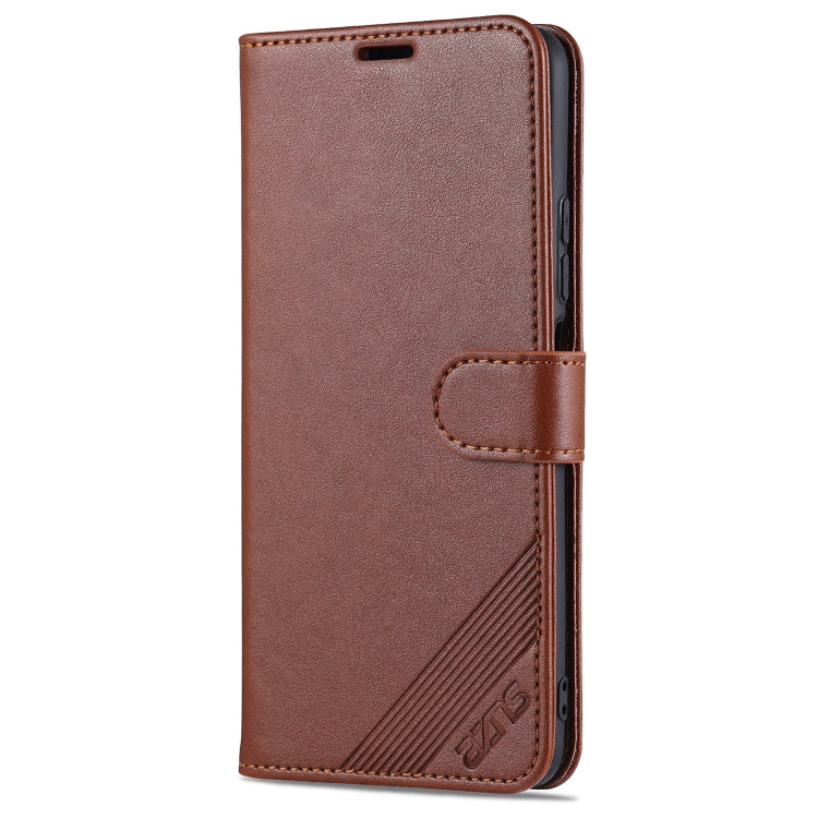 For Xiaomi Redmi K40 AZNS Sheepskin Texture Horizontal Flip Leather Case with Holder & Card Slots & Wallet