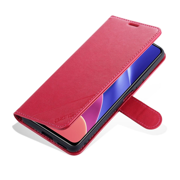 For Xiaomi Redmi K40 AZNS Sheepskin Texture Horizontal Flip Leather Case with Holder & Card Slots & Wallet