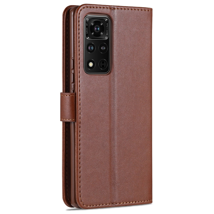 For Honor V40 5G AZNS Sheepskin Texture Horizontal Flip Leather Case with Holder & Card Slots & Wallet