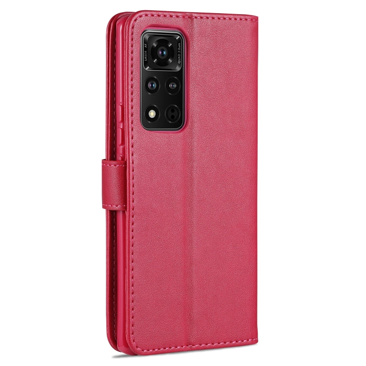 For Honor V40 5G AZNS Sheepskin Texture Horizontal Flip Leather Case with Holder & Card Slots & Wallet