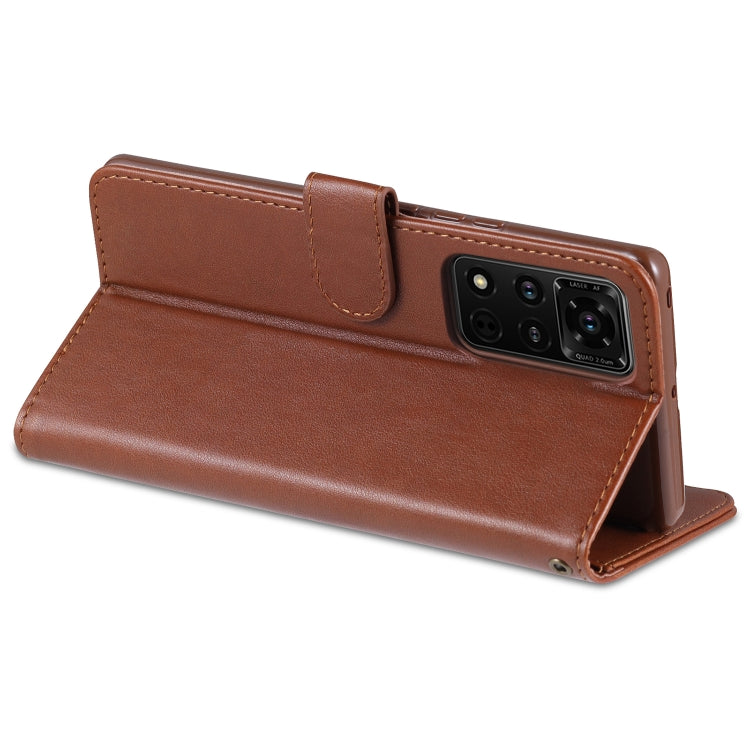 For Honor V40 5G AZNS Sheepskin Texture Horizontal Flip Leather Case with Holder & Card Slots & Wallet