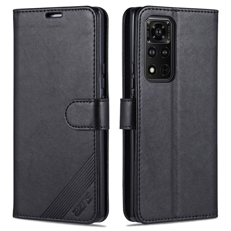 For Honor V40 5G AZNS Sheepskin Texture Horizontal Flip Leather Case with Holder & Card Slots & Wallet
