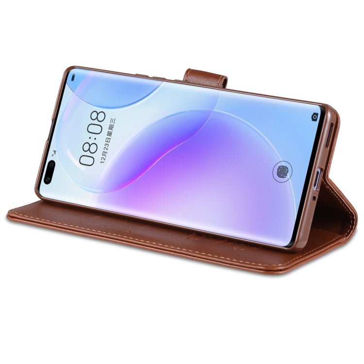 For Honor V40 5G AZNS Sheepskin Texture Horizontal Flip Leather Case with Holder & Card Slots & Wallet
